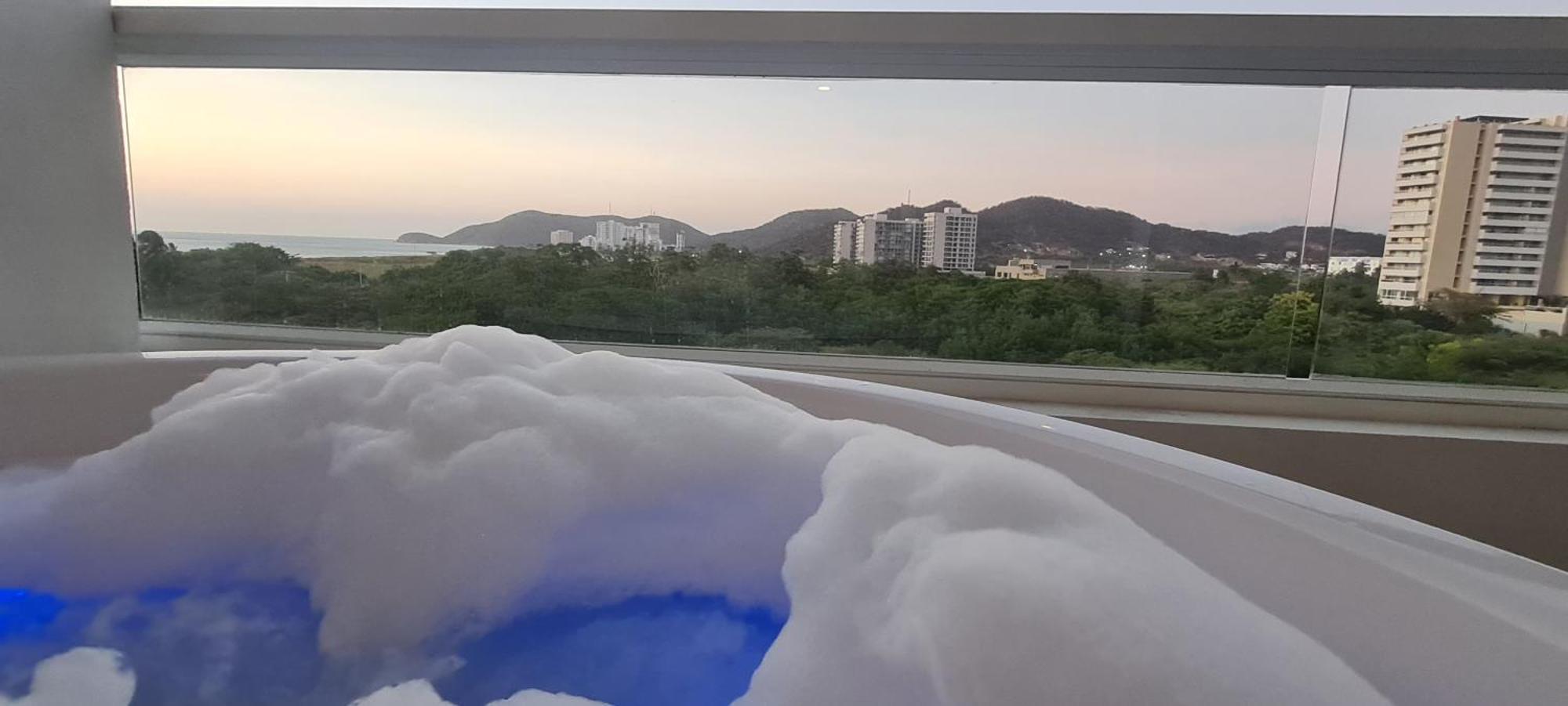 Modern Suite Jacuzzi Steps To Beach And Breathtaking Nature View In Bello Horizonte Santa Marta  Eksteriør bilde